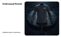 Split Wetsuit, Diving Jacket, 3mm Neoprene, Thickened, Warm, Unisex, Ergonomic Cut