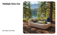 Automatic Inflatable Mattress, Outdoor Camping, Adjustable Firmness, Multi-Person, Home & Tent Ground Bed