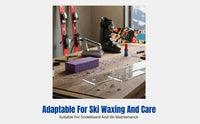 Transparent Acrylic Ski & Snowboard Wax Scraper, Durable, Lightweight, Multiple Options, Maintenance Tool