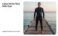 3/2mm Full full-length Wetsuit, Long Sleeve, Long Pants, high-stretch Stretch, Thermal wave Suit for Men, Cold Water Swimming