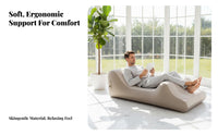 Automatic Inflatable Sofa, Portable Air Mattress, Electric Outdoor Lounger, Camping, Home Use