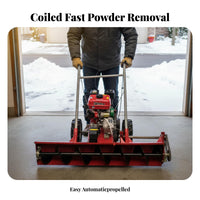 ice clearing device, Hand-Push Small Multi-Function winter Removal Machine, helical Blade Engine, Home Use