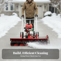 ice clearing device, Hand-Push Small Multi-Function winter Removal Machine, helical Blade Engine, Home Use