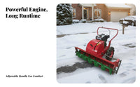 ice clearing device, Hand-Push Small Multi-Function winter Removal Machine, helical Blade Engine, Home Use