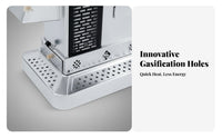 Wood doubleUse Gasification Stove, Indoor Multifunctional Heater, Rectangular Smokeless Fireplace, Rural Home Cooking & Heating
