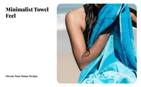 Quick Dry Towel, Large Outdoor Beach, Soft and Absorbent, Modern Design