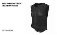 Protective Gear Vest, Adult Skiing & Cycling, Unisex Motorcycle Anti-Fall Jacket
