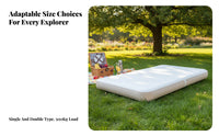 Inflatable Camping Mattress, Thick Sponge Bed, Auto Inflation, Portable Outdoor Sleeping Mat