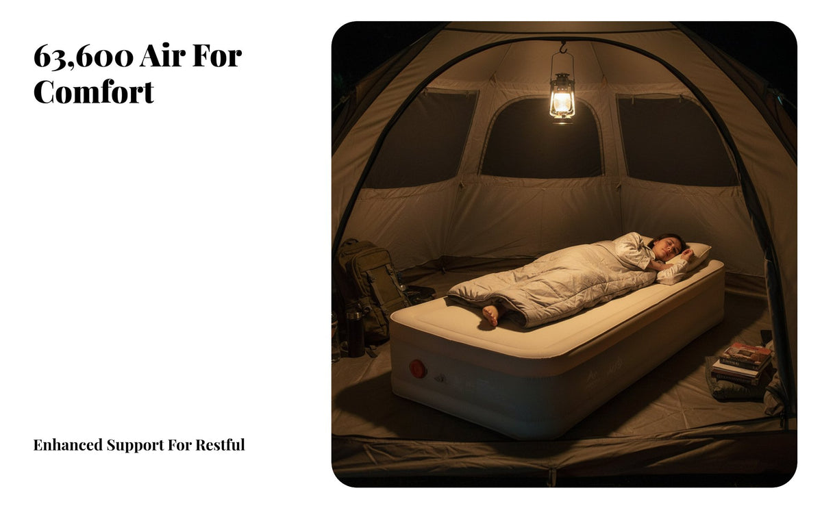 Inflatable Mattress, Quick Air Release, PVC Flocked Fabric, Outdoor Camping Tent, Home Floor Mat