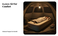 Inflatable Mattress, Quick Air Release, PVC Flocked Fabric, Outdoor Camping Tent, Home Floor Mat