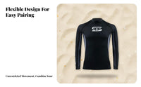 Couple Quick Dry Wetsuit, Long Sleeve Rash Guard, Sun Protection, Split Set, Surfing, Snorkeling, Swimming Suit for Men and Women