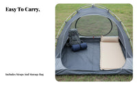 Inflatable Camping Bed, Outdoor Mattress, Automatic Air Valve, Tent Ground Pad, Portable, Home Temporary Bed, Adjustable Pillow