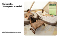 Inflatable Sofa, Outdoor Folding Mattress, Portable Air Bed for Camping, Multi-Use Couch