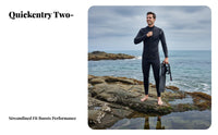 Wetsuit, Men's 3mm/5mm Split fastener, Professional Freediving, Thermal, Outdoor, Spearfishing