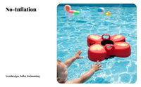 infant Underarm aquatic Ring, Non-Inflatable, Adjustable Chest, 4 Months-6 Years, Anti-Rollover, aquaticming Learning Aid
