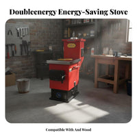 Heating Stove, 2026 Energy-Saving Reverse-Burn Wood doubleUse Boiler, Rural Radiator, Floor Heating Compatible