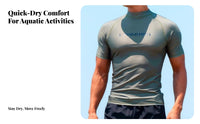 Men's Wetsuit, Sun Protection Quick-Dry Surfing Suit, Long Sleeve Rash Guard, Warm Swimwear
