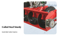 Manual , helical winter Removal Machine, Push Type, Home Small winter Thrower for Winter, Property, Community, Greenhouse