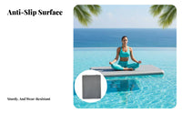 Inflatable surface, Foldable Water Mat, Fishing Float Bed, Non-Slip Surface, aquatic activities Accessory