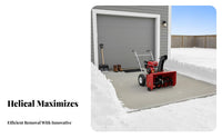 winter weather tool, Hand-Push Small Multi-Function winter Removal Machine, helical Powerful Gas Engine, Home Use