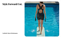 2mm Korean chloroprene super Stretch Women's performance Swimsuit, shiny Skin, Outdoor Diving Suit, Thermal Swimwear