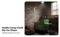 doubleenergy Heating Stove, Energy-Saving Water Circulation Radiator, Rural Indoor Floor Heater