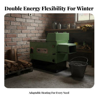 doubleenergy Heating Stove, Energy-Saving Water Circulation Radiator, Rural Indoor Floor Heater