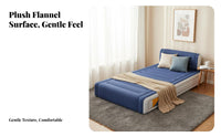 Automatic Inflatable Bed, Flocked Surface, High Raised, Foldable, For Home & Outdoor