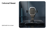 Universal Secure Car Phone Holder, Aluminum Alloy Vent Mount, Metal Stand
