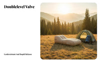 Inflatable Lounger, Camping Sleeping Pad for Adults, Portable, Quick Inflation, Ergonomic Comfort