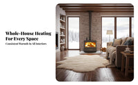 Wood Burning Fireplace, Indoor Heating Stove, Winter Home Heater for Rural, Villa, Guesthouse, Commercial Use