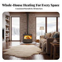 Wood Burning Fireplace, Indoor Heating Stove, Winter Home Heater for Rural, Villa, Guesthouse, Commercial Use