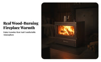 Wood Burning Fireplace, Indoor Heating Stove, Winter Home Heater for Rural, Villa, Guesthouse, Commercial Use