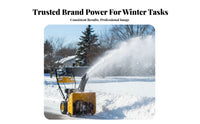 small winter clearing device, Hand-Push winter Removal Machine, Highperformance, Home Property Use, Anti-Slip Tires