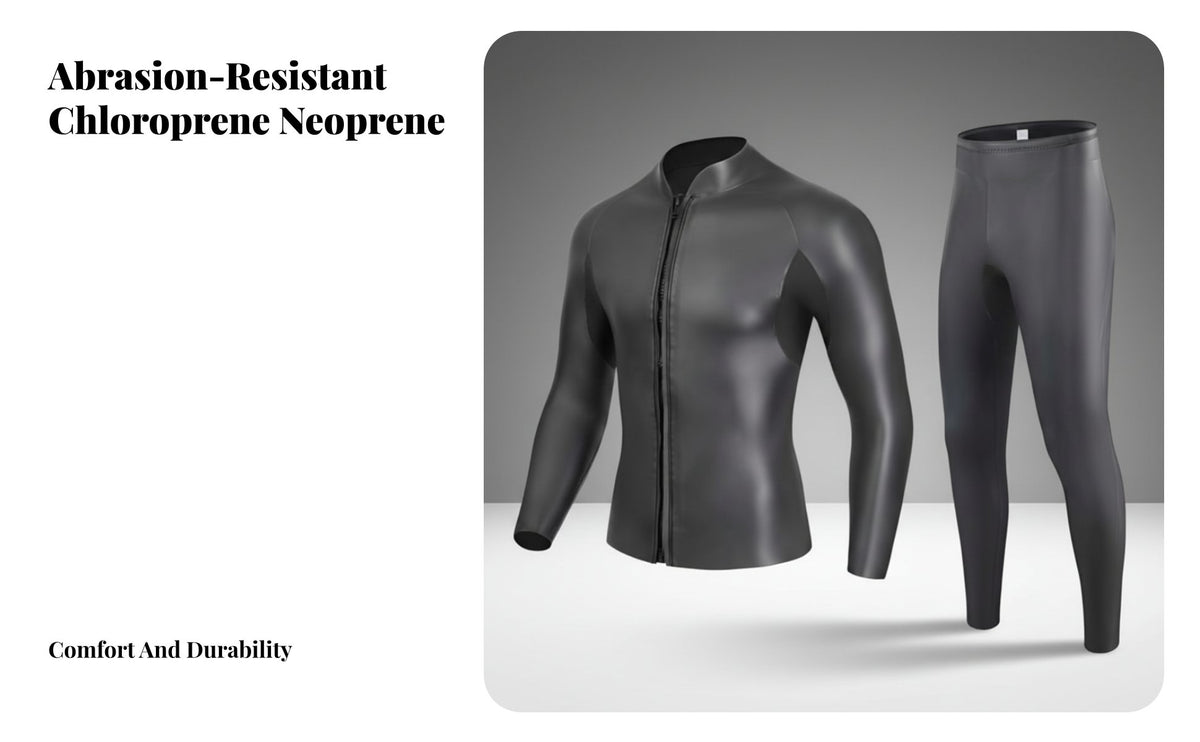 3MM Neoprene Wetsuit, Split Design, Thermal, Quick Dry, Men's multisport, Diving, Surfing, Boating Suit