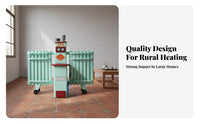 Home Heating Stove Burning Radiator Heater, Water Circulation, Hive Coal Compatible, Rural Use
