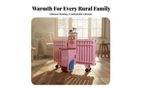 Home Heating Stove Burning Radiator Heater, Water Circulation, Hive Coal Compatible, Rural Use