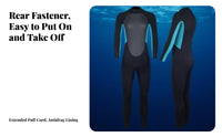 Neoprene Women's 3mm Wetsuit, Summer Long Sleeve single-Piece, Surfing, Sun Protection, Diving save