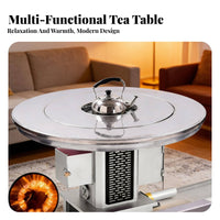 Energy-Saving Gasification Stove, Floor Heating Stove, Smokeless Fireplace, Home Wood Burning Heater