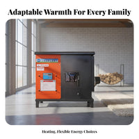Biomass Heating Stove, Home Multifunctional Boiler, Underfloor & Water Heating