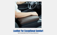Universal Leather Center Console Armrest Cover, Full Wrap Car Armrest Pad, All-Season Interior Accessory