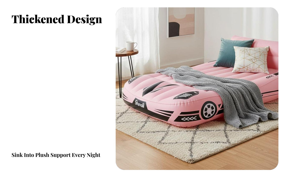 Inflatable Air Mattress, Automatic Brushed Bed, AI Voice Control, Portable, Outdoor Camping, Home, Temporary Accommodation