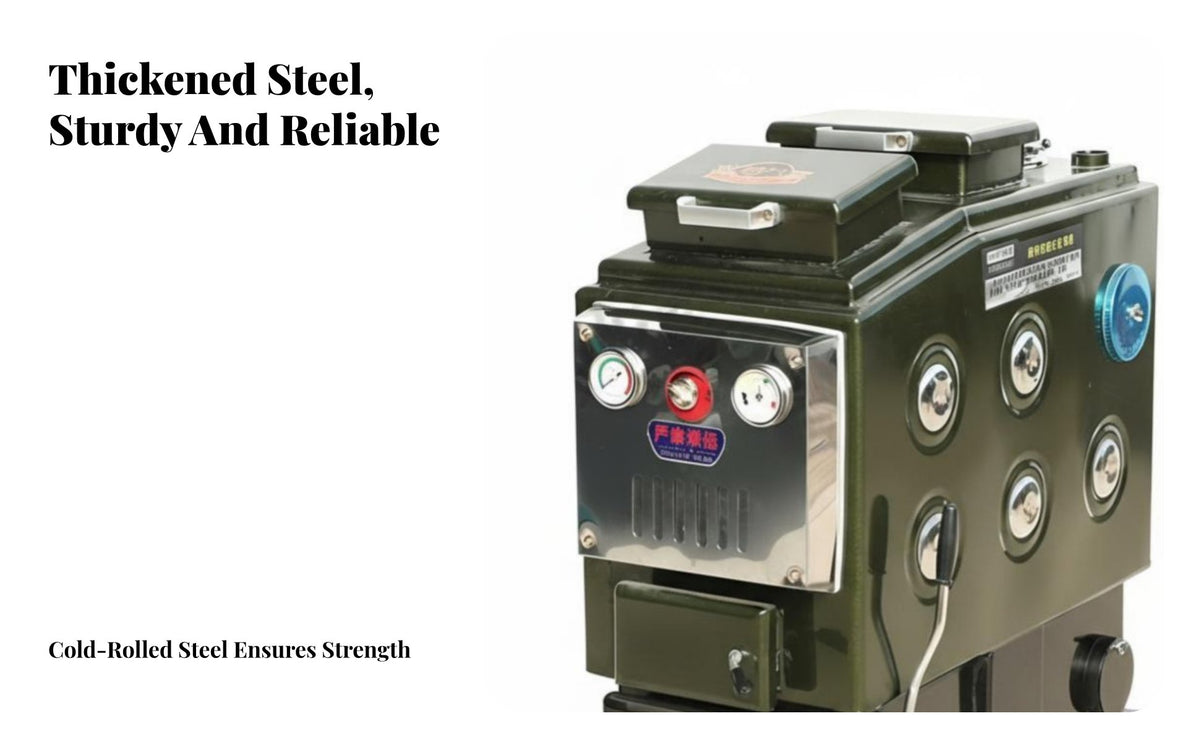 New Three-Pass Home Heating Stove, Thickened Steel Reverse-Burn Boiler, Energy-Saving, Rural House Use