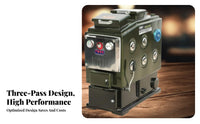 New Three-Pass Home Heating Stove, Thickened Steel Reverse-Burn Boiler, Energy-Saving, Rural House Use