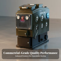 New Three-Pass Home Heating Stove, Thickened Steel Reverse-Burn Boiler, Energy-Saving, Rural House Use