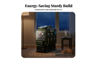 New Three-Pass Home Heating Stove, Thickened Steel Reverse-Burn Boiler, Energy-Saving, Rural House Use