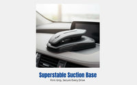 Car Phone Mount, Dashboard Suction Holder, 360° Rotating Universal Stand
