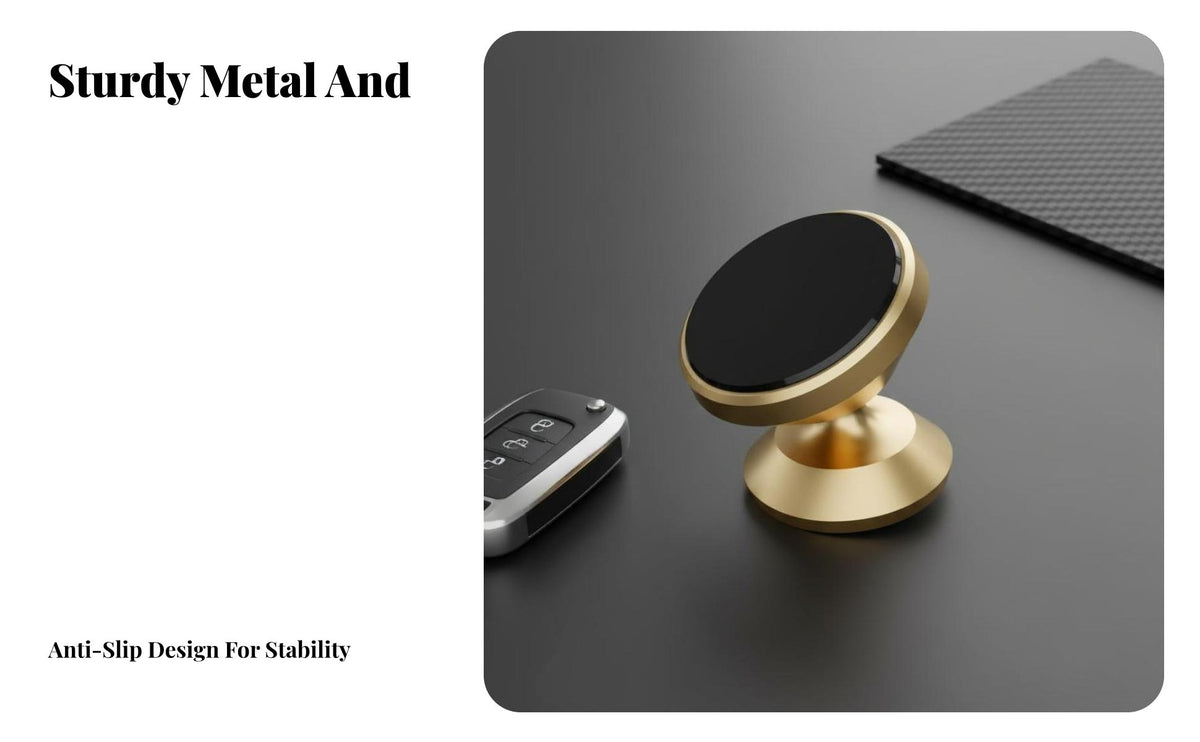 Car Dashboard Phone Holder, Steering Wheel Mount, Universal Navigation Stand