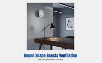 Indoor Air Vent Disc Diffuser, Minimalist Design for Clean Air System, HVAC Outlet