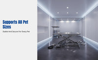 Pet Surgery Table, Stainless Steel Table, Multi-Functional Grooming Desk for Dogs and Cats
